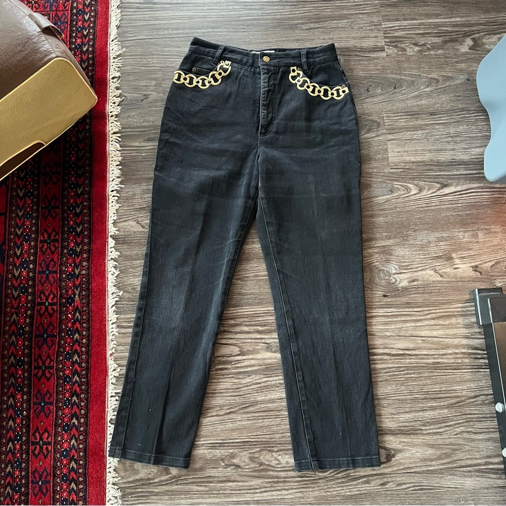 Vintage St. John high waisted mom jeans